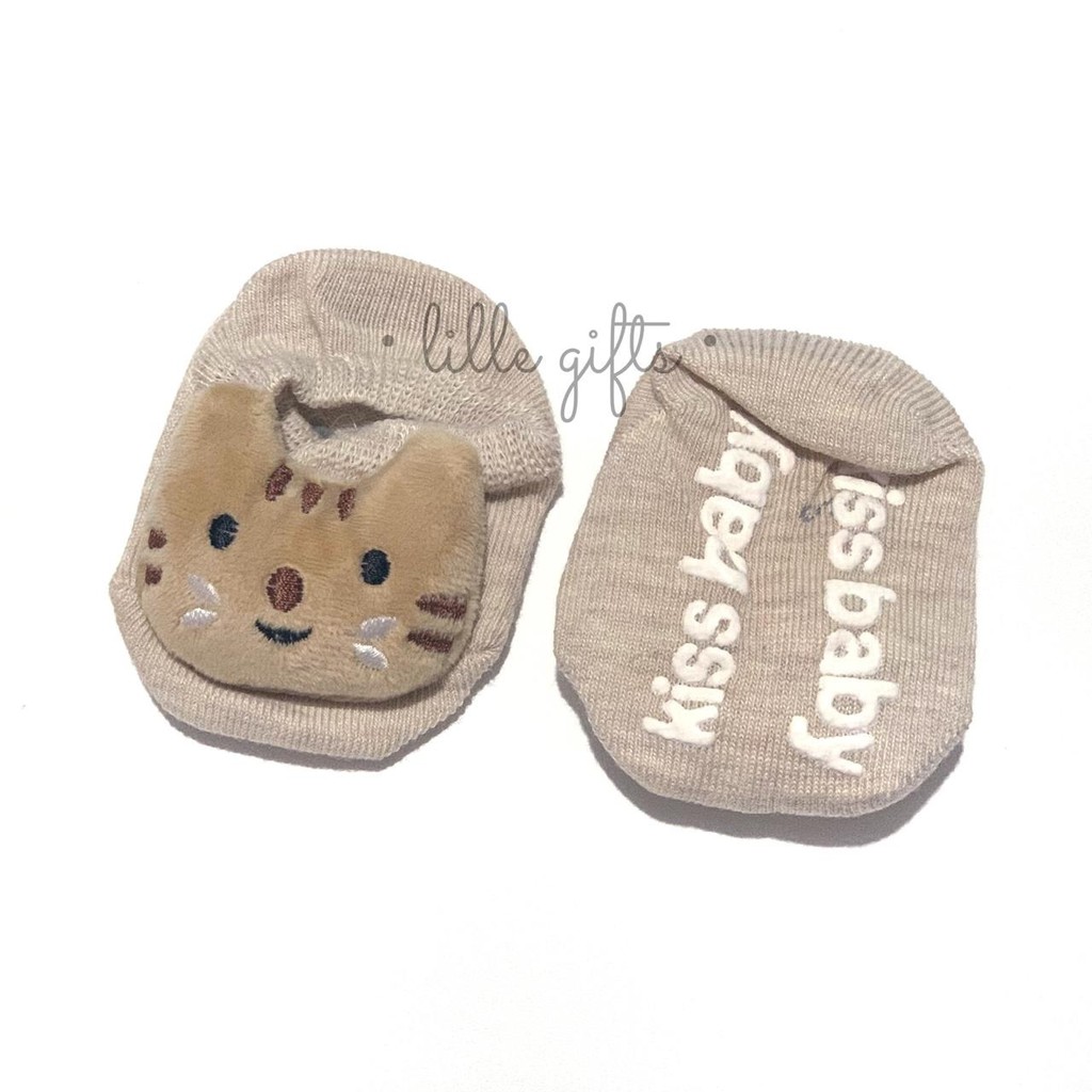 Lille Gifts - Kaos Kaki Bayi Newborn - Cat &amp; Fish