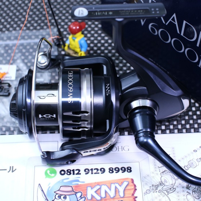 reel shimano stradic sw 6000 hg rell spinning sulthan sawit tampan gan 88 joran