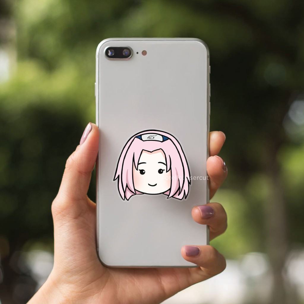 Griptok Naruto Sasuke Sakura Pop Stand Karakter Anime Phone Grip Socket HP Lucu Merchandise Lucu