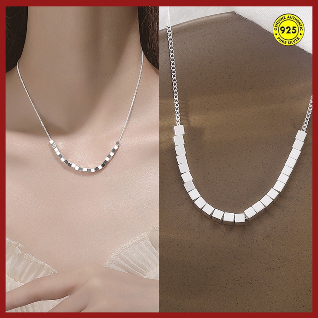 Kalung Bahan S925 Silver Untuk Wanita