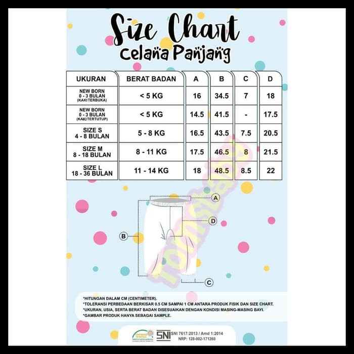 Makassar ! Celana Panjang Tutup Kaki Newborn Chiyo Pastel Series 0-3 Bulan ( 3 PCS )