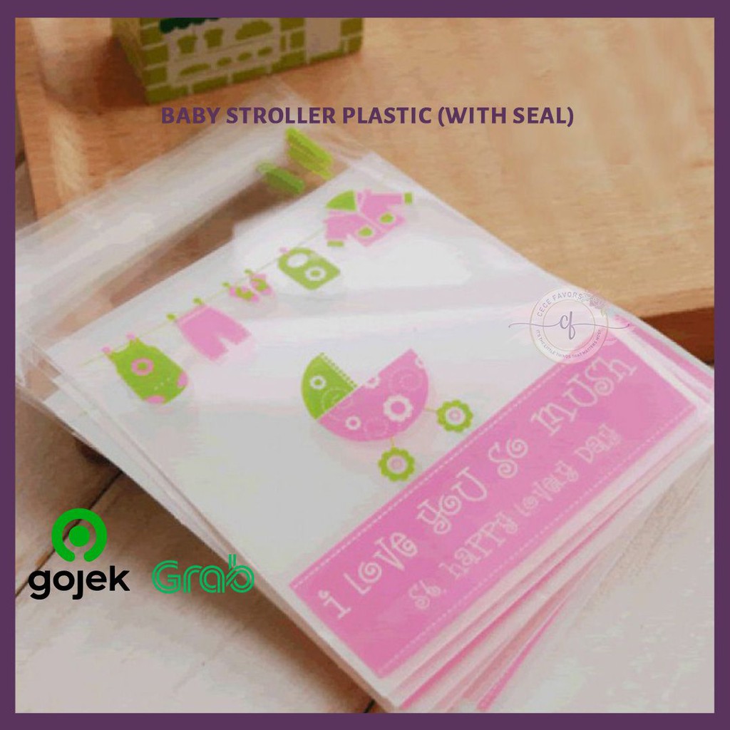 Plastik Cookies Kue Kering Bayi Baby Stroller Plastic (With Seal)