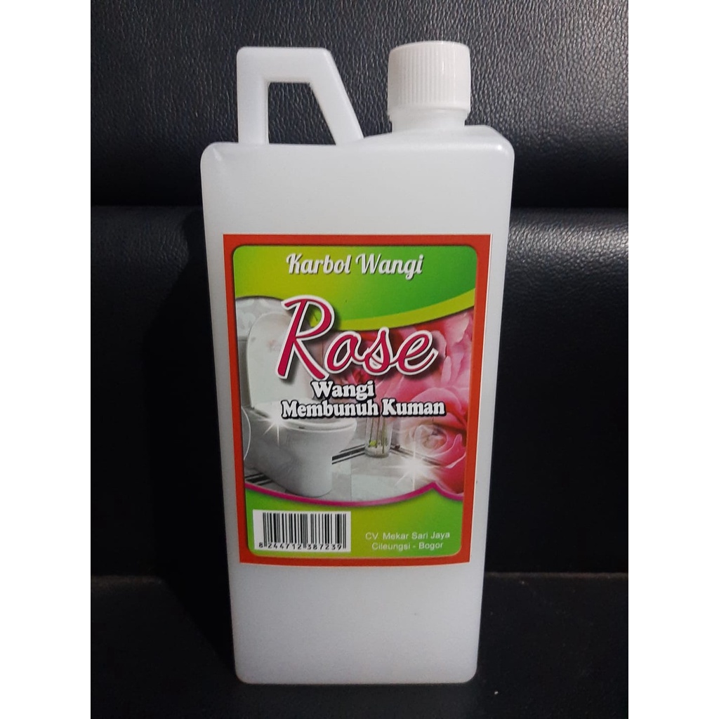 Karbol Wangi Pembersih Lantai dan Kamar Mandi Rose Premium 1 Liter