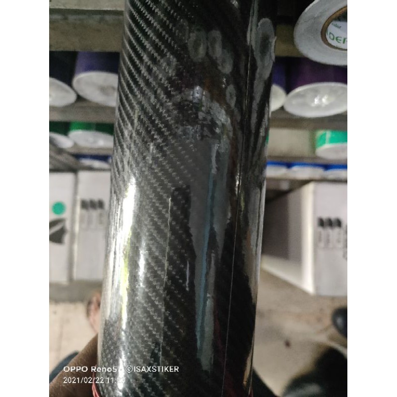 skotlet carbon 5D ukuran 50cm harga meteran 100x50cm Derek