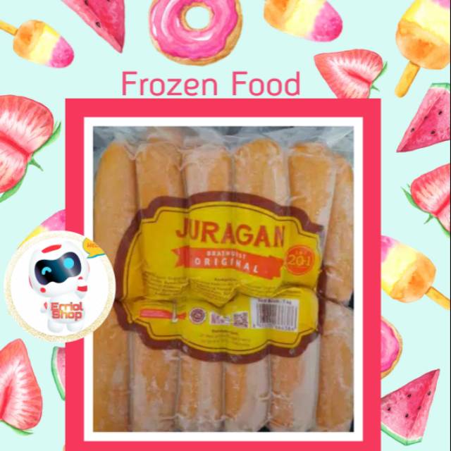 Juragan Sosis Bakar Jumbo Isi 20+1pcs (1Kg)