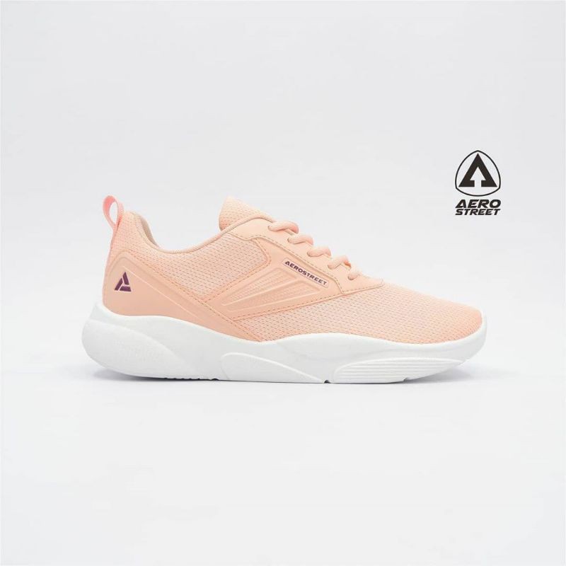 AeroStreet 39 Audrey Peach Peach - Sepatu Sneakers Casual Sport Sekolah Pria Wanita