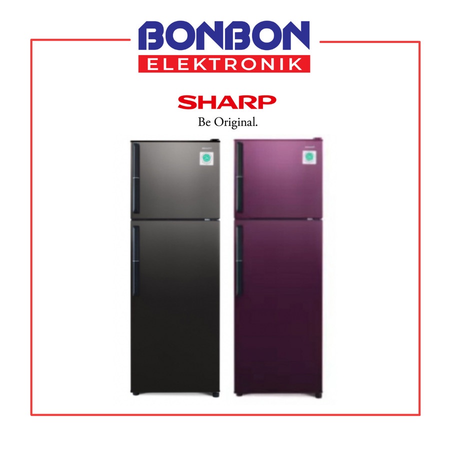 Sharp Kulkas 2 Pintu SJ-326GC-SD/SR / SJ 326 GCSD GCSR