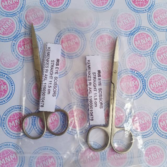 Gunting Mata 11,5cm Marwa Iris Eye Scissors Lurus