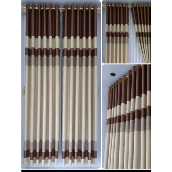 HORDENG PELANGI GORDENG BLACKOUT IMPORT PINTU DAN JENDELA MINIMALIS MODEL MEWAH ELEGAN