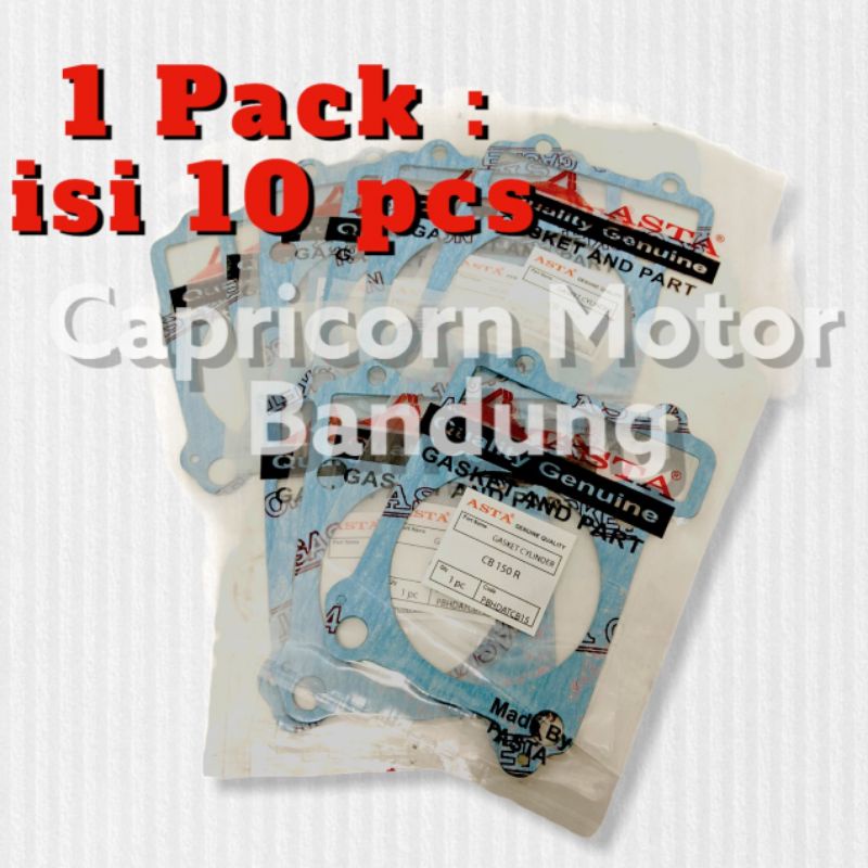 isi 10 Paking Gasket Blok Boring Bawah CB150R CB 150 R CBR150 OLD CBR 150 ASTA