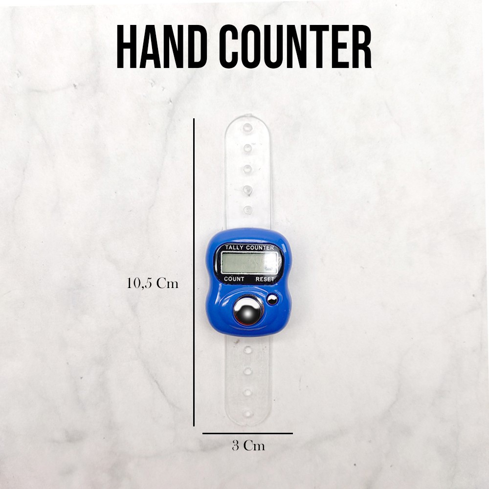 INFY - Tasbih Digital Mini Tally Counter Alat Hitung Tasbeh Digital / Finger Counter ImportMurah Packingan OPP R031