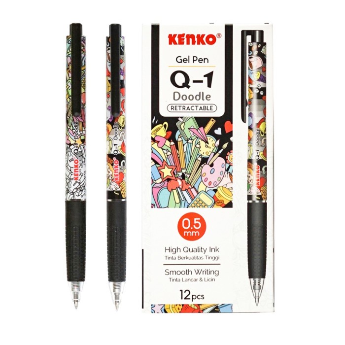 

Pulpen Gel Kenko Q-1 Doodle