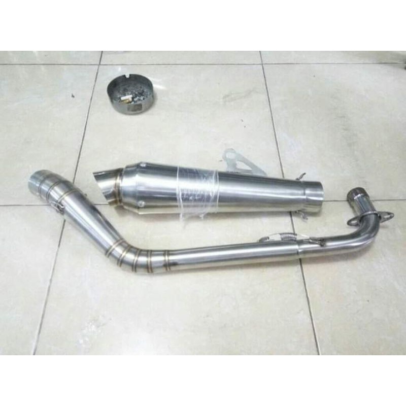 Knalpot POLOS Model Fantera Jupiter, Vega All Bebek standar