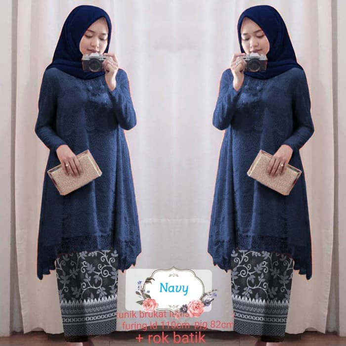 SPESIAL ATASAN PAKAIAN WANITA MUSLIM GAUN SETELAN setelan kebaya wisuda tunik brukat fitri rok batik