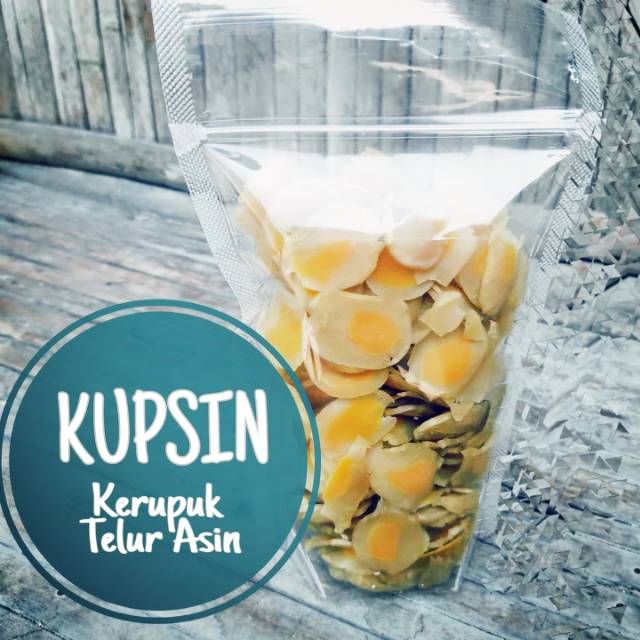 

KUPSIN (kerupuk Telur Asin) 250 gr