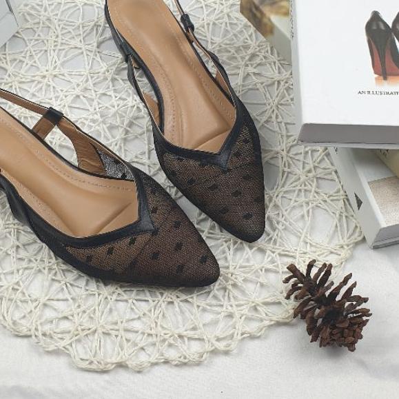 ♫ ARUMI SEPATU WANITA HAK3CM AC 26 real pic ▲