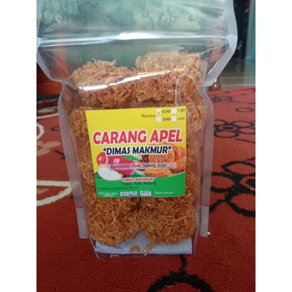 

Carang mas apel camilan sehat makanan ringan