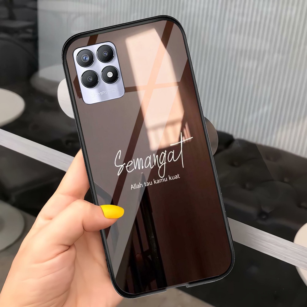 (GC 17) Softcase Kaca Realme 8i - Kesing Kaca Realme 8i - Case Cantik Realme 8i - Case Kekinian Real