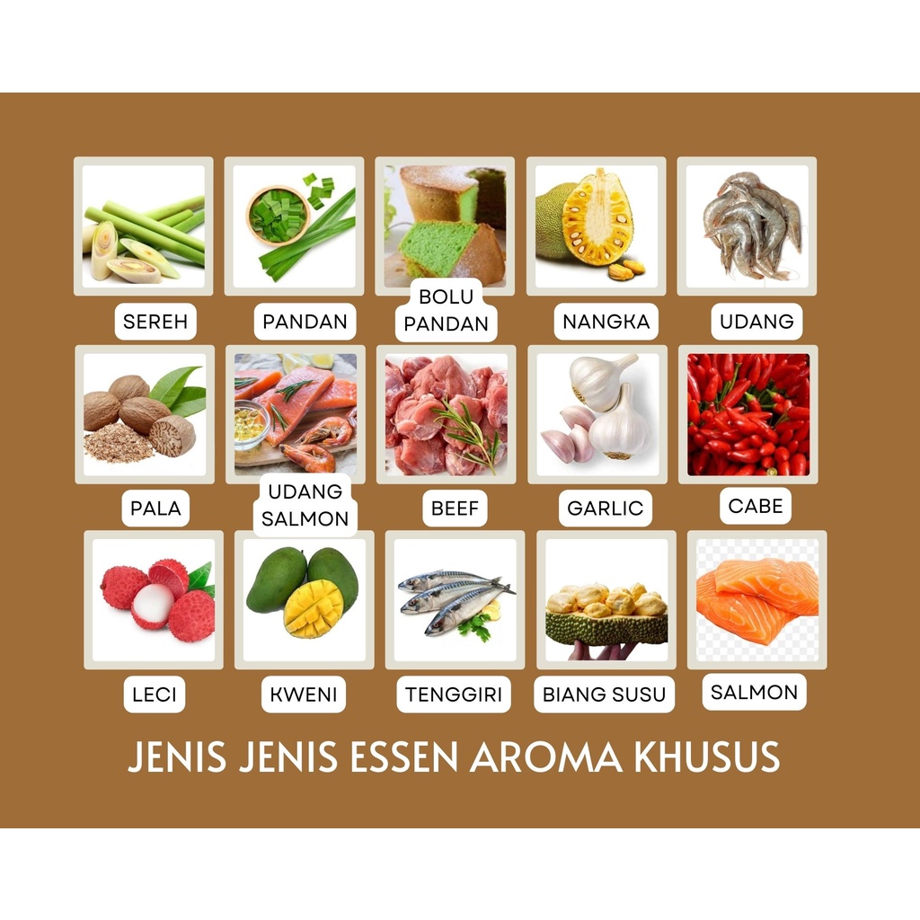 aquatic essen aroma disukai ikan sereh, salmon, udang dll