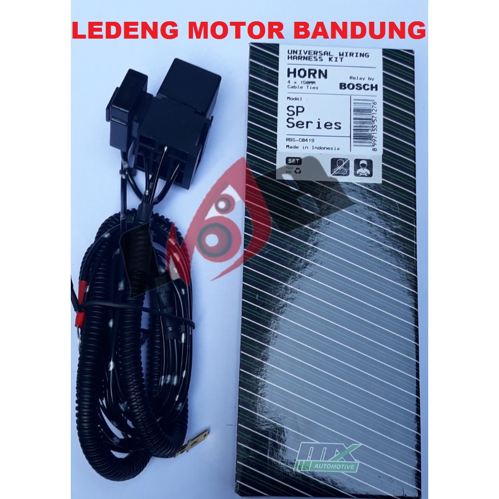 Bosch Relay Kabel Set Klakson Rilai Cable Horn Rumah Sikring Fuse Kit