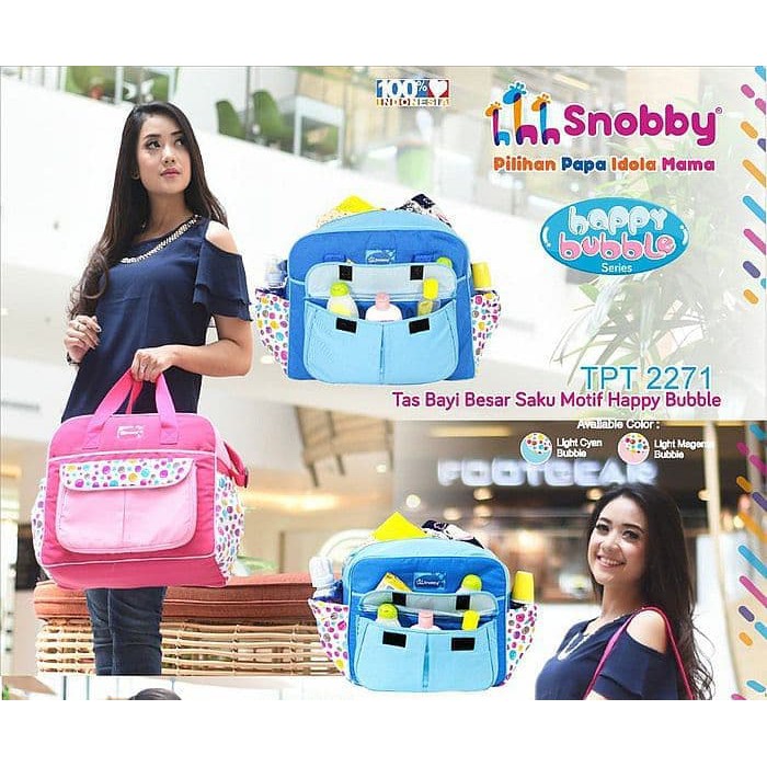 Tas bayi besar snobby happy bubble series TPT-2271 - Pink