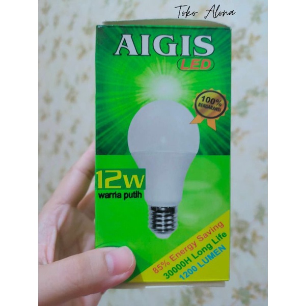 Lampu LED Aigis 7,9,12 Watt Putih (Murah dan Terjangkau tapi Ga Murahan)