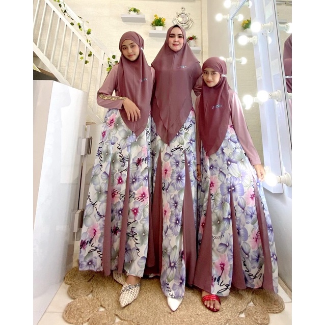 DRESS COUPLE MOMI DAN ANAK BY YODIZEIN SYAR’I