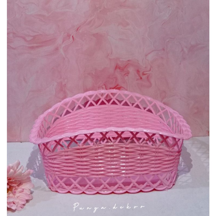 KERANJANG SHABBY PINK