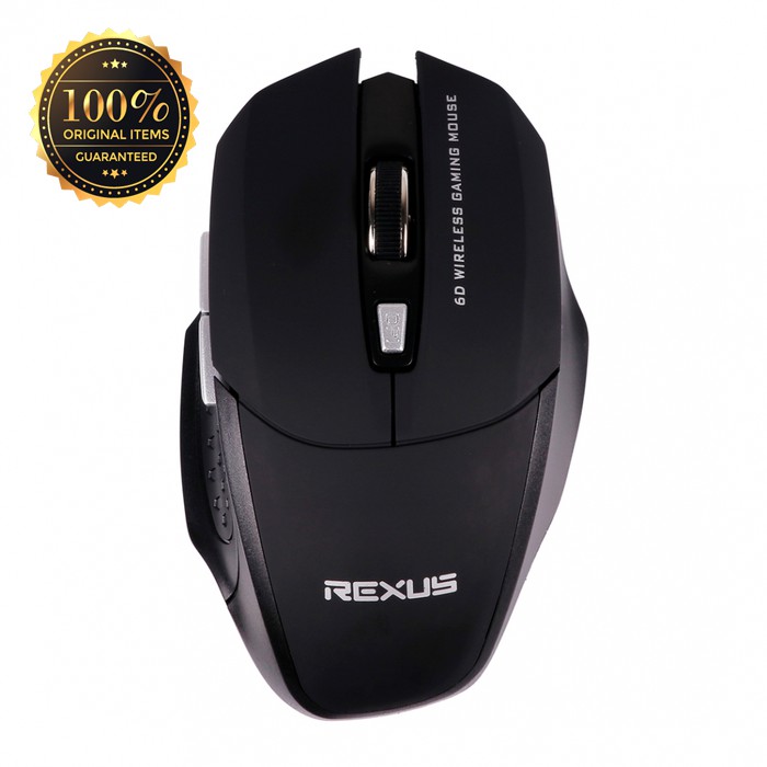 Mouse Gaming Rexus RX109 Wireless Proffesional Free Pouch Original