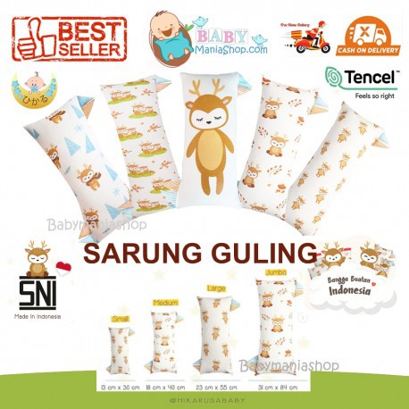 Hikarusa HIKARU SARUNG GULING Sky Deer Snow Deer Anak Bayi Size S M L XL Jumbo Cover