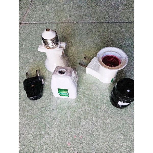 Steaker Saklar On Off/fitting lampu gantung&amp;combinasi/kepala cop-copan gepeng/fitting lampu kamar on off