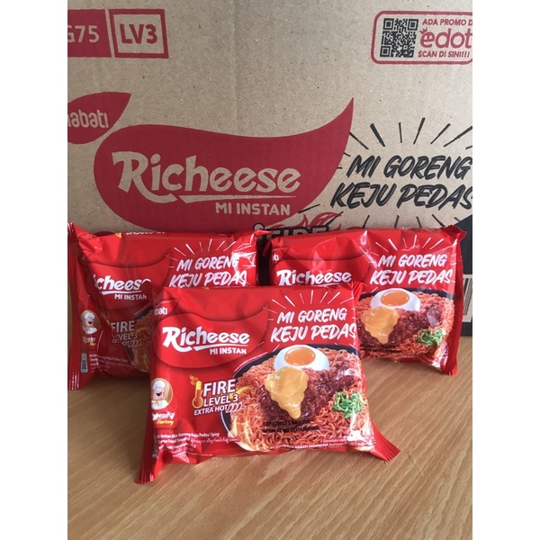 

MIE RICHEESE PEDAS 20rb dapet 3