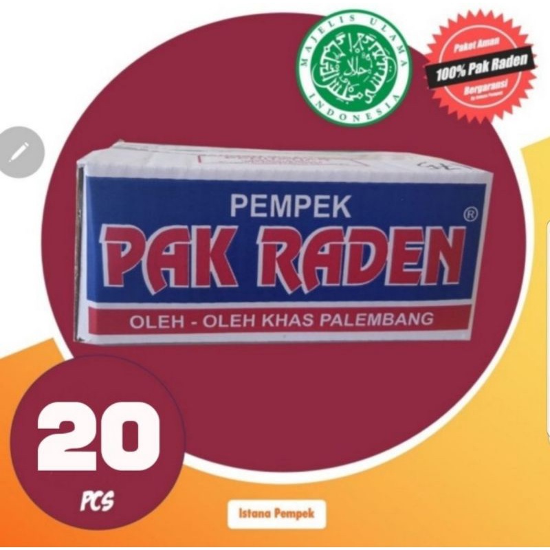 

Pempek Pak raden paket 20 pcs