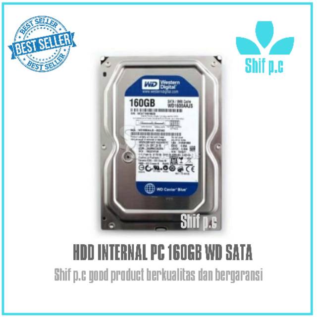 HARDDISK PC 160GB WD (hardisk internal pc 3.5inch 160gb sata wd blue)