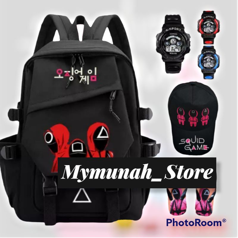 DS99 PROMO TAS ANAK TERBARU 2021  TAS RANSEL PRIA SQUIDGAME / RANSEL ANAK COWO SEKOLAH SQUID GAME / TAS SEKOLAH ANAK / TAS SEKOLAH SD SMP SMA / TAS RANSEL TERBARU 2021 / TAS SEKOLAH ANAK LALI-LALI/ TAS ANAK PRIA / TAS ANAK MURAH / TAS ANAK PROMO