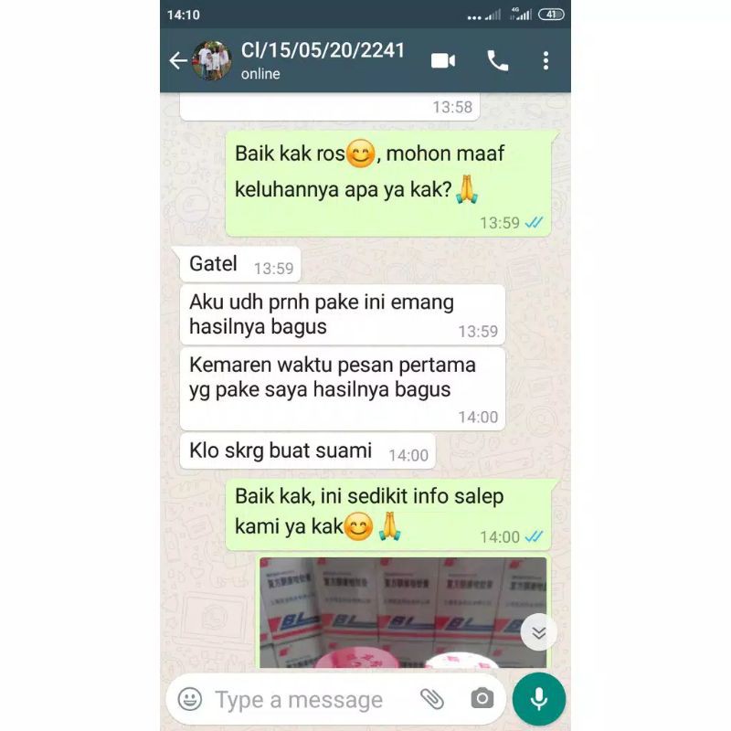 SALEP BL ORIGINAL 100%  VERSI MURNI/ CREAM BL ASLI/ PROMO SALEP GATEL BELI 2 GRATIS 1-6