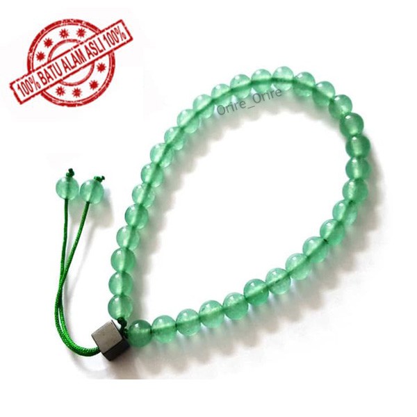 Gelang Tasbih 33 Batu Asli Gelang Tasbih Batu Asli Batu Anti Radiasi Batu Keberuntungan