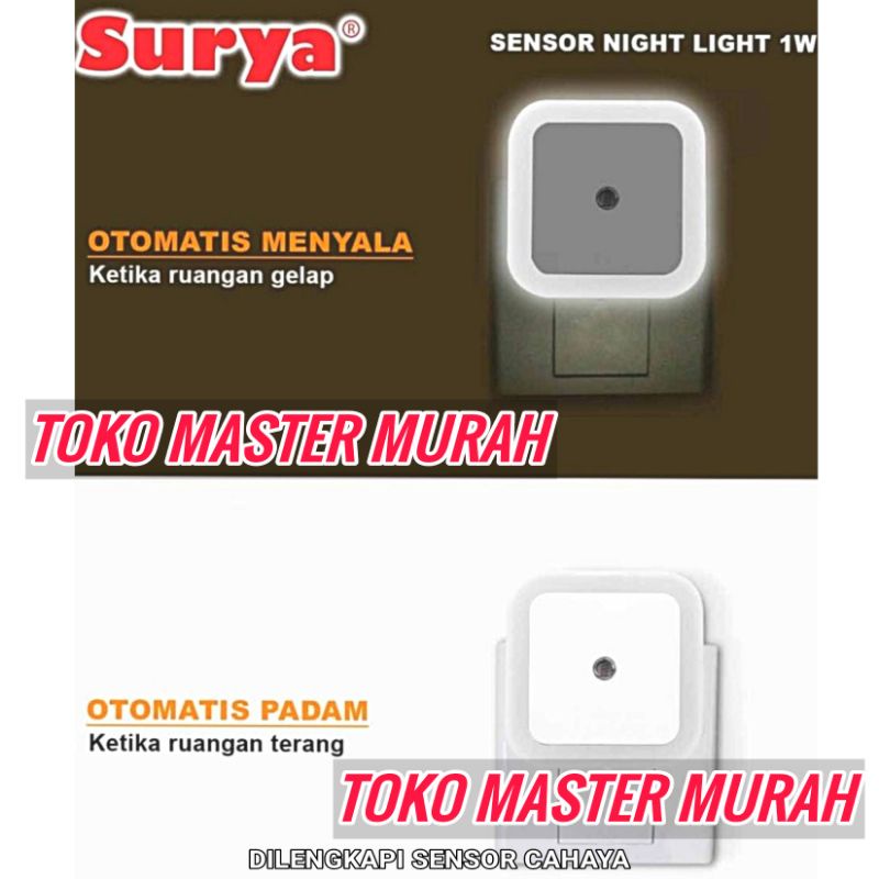 Lampu Tidur Led Elegan Mewah Untuk Ruang Kamar Tidak Silau Cahaya Putih CDL Surya Sensor Gelap Hemat Listrik