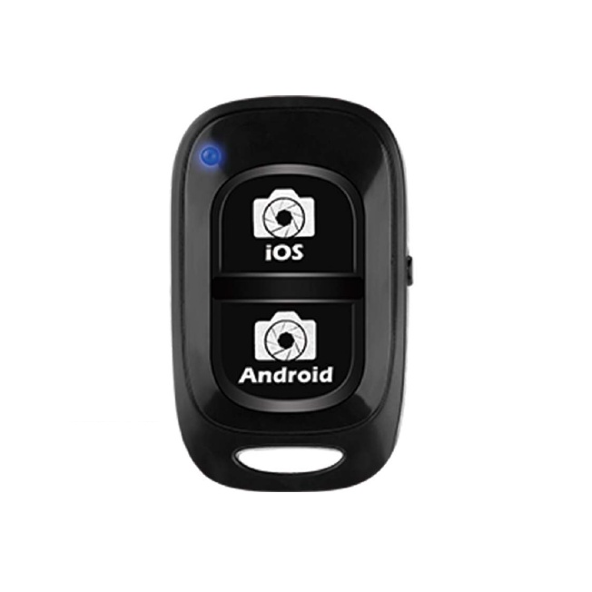 REMOTE BLUETOOTH KAMERA HP / REMOTE SHUTTER TOMSIS BLUETOOTH KAMERA SELFIE AH005 - XOBOX-Hitam