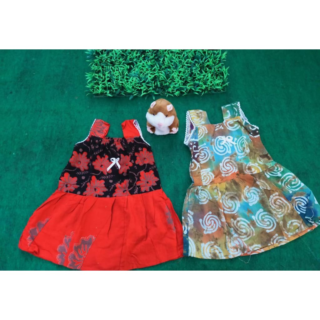 Baju anak batik balpung renda ecer grosir / daster anak murah / Dress anak / daster rayon