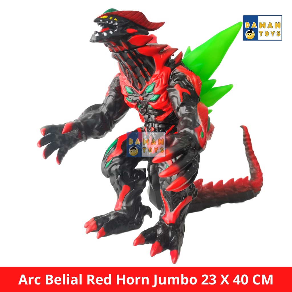 Red Belial Jumbo Action Figure Godzilla Monster Ultraman Kaiju, Mainan Anak Laki laki