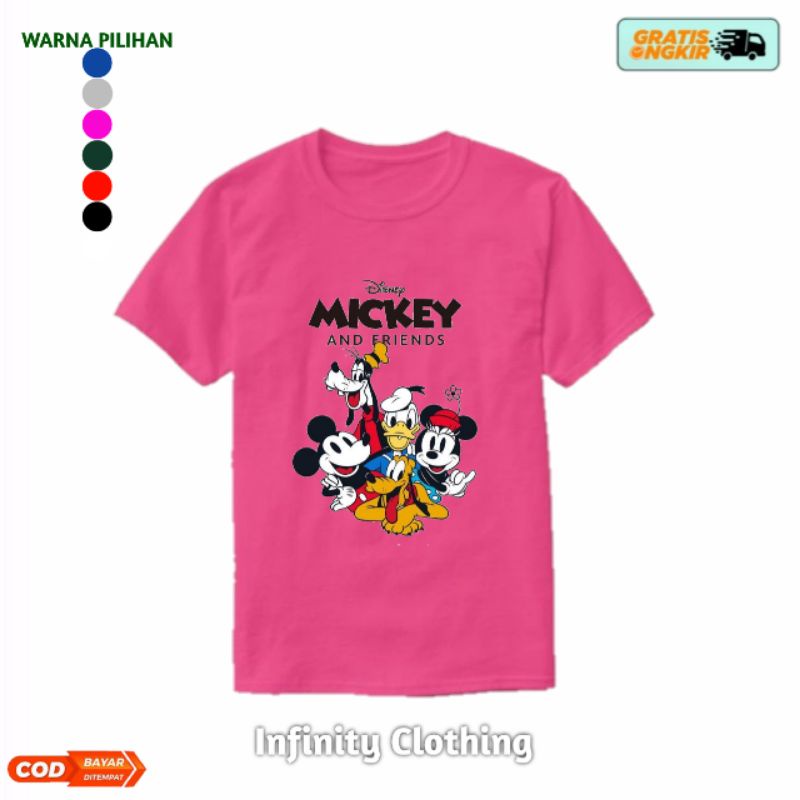Kaos anak perempuan keren/Baju anak perempuan "MICKEY"