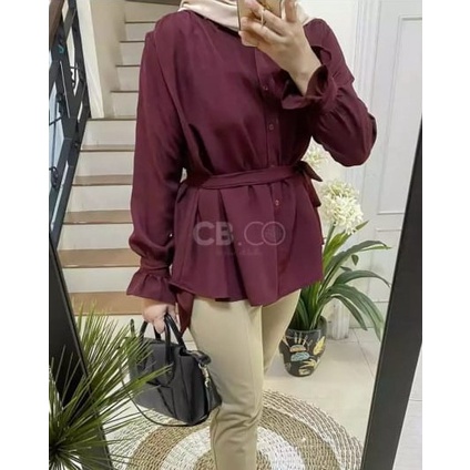 MIRA BLOUSE / BLOUSE WANITA / ATASAN WANITA / BLOUSE MOCREPE