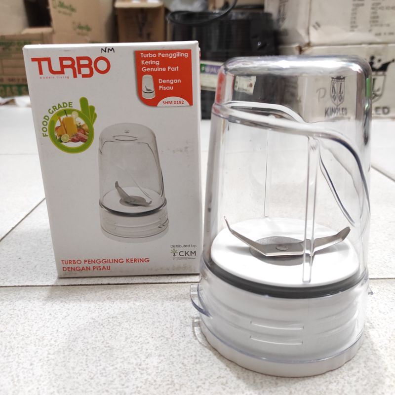 SET JAR TURBO EHM 8098 / 8099 / 8000 &amp; Philips HR 2115 / 2116 ) Chopper Bumbu Gelas Tapak Blender PLASTIK ORIGINAL TERMURAH