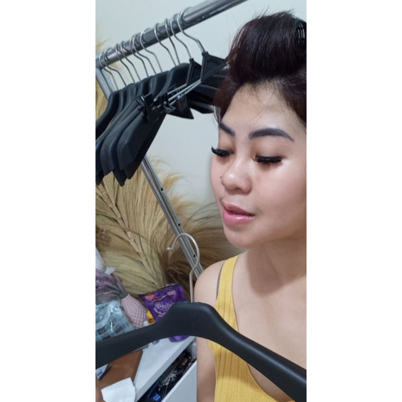 Hanger Baju/jas/pakaian/dress/hanger capit/hanger biasa/gantungan