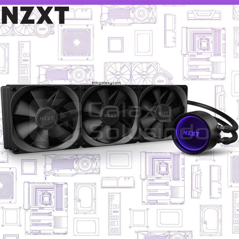 NZXT Kraken X73 CAM-powered 360mm AIO Cooler with RGB