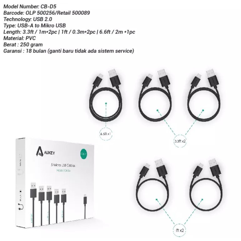 Kabel Data Aukey