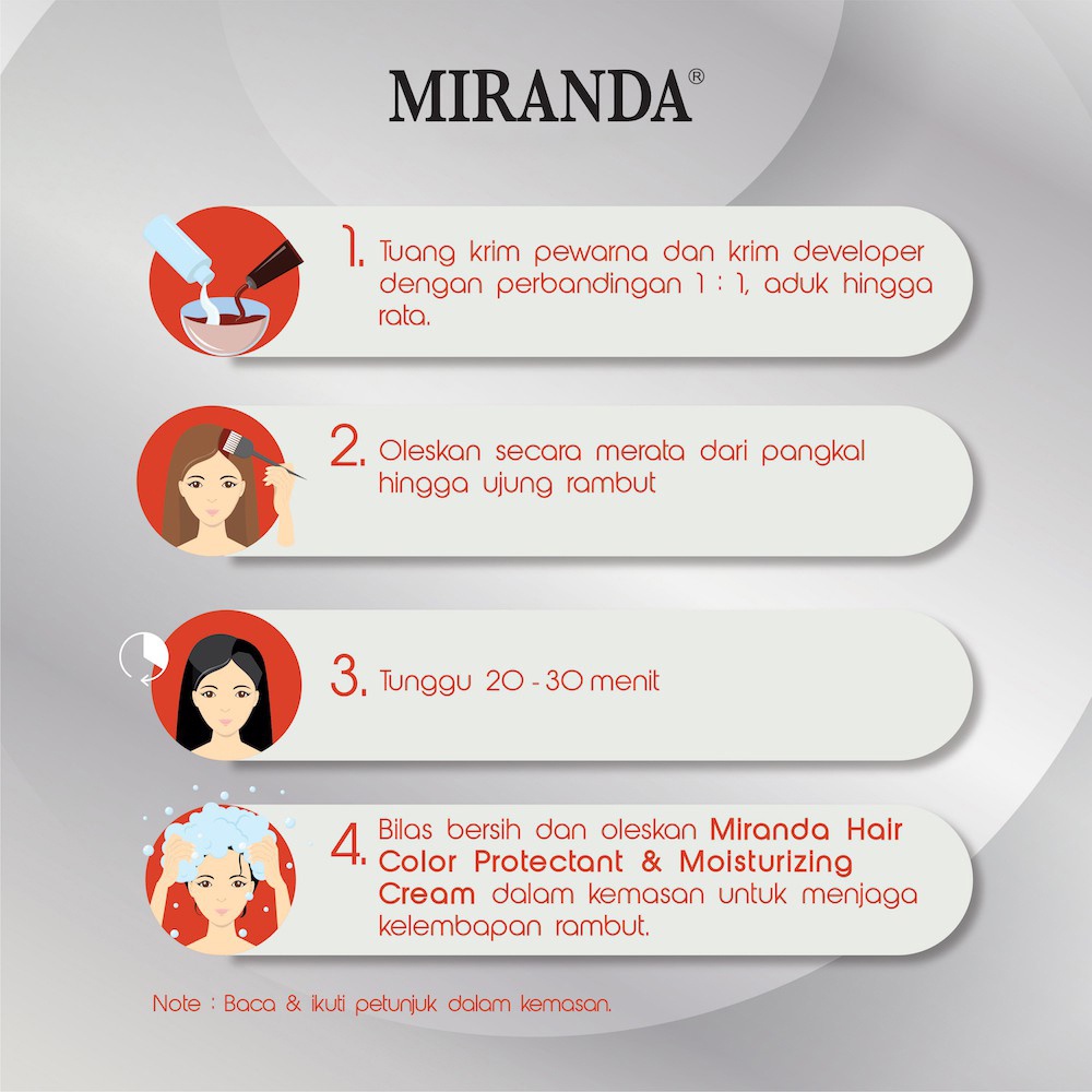 Miranda Hair DYE Semir Rambut Miranda 25ml