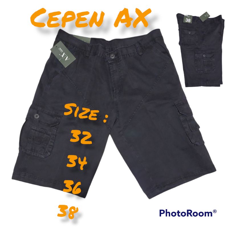 celana pendek kargo AX HOUSE