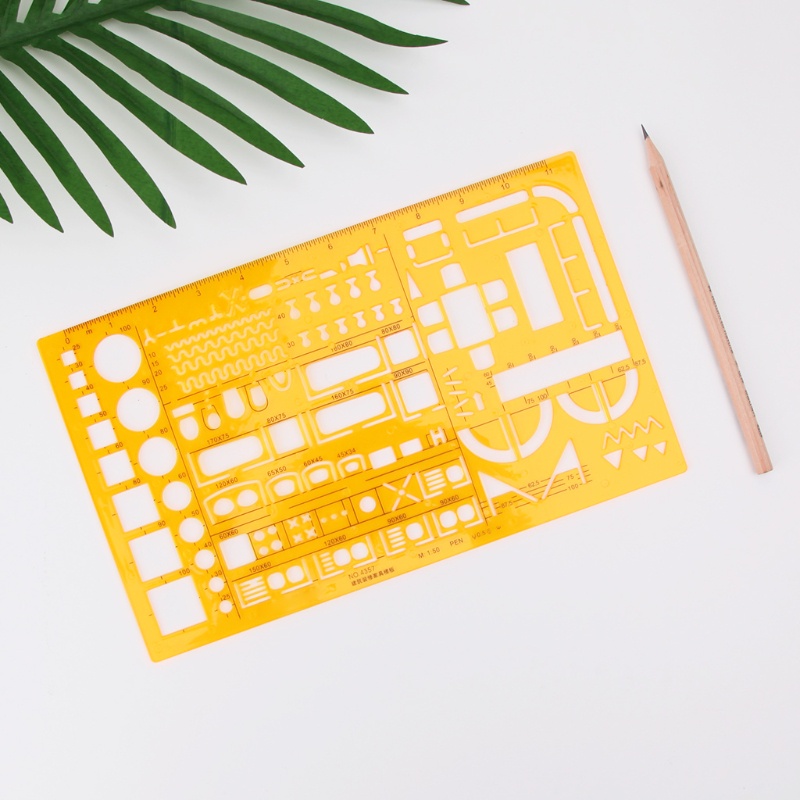 Mary 1:50 Tailor Scale Math Penggaris Arsitektur Insinyur Menggambar Template Serut New